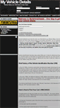 Mobile Screenshot of myvehicledetails.com